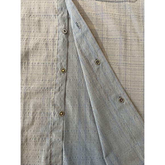 LA Police Gear Operator Tactical Shirt Button Up Short Sleeve Mens XXL Dark Blue - Picture 4 of 5